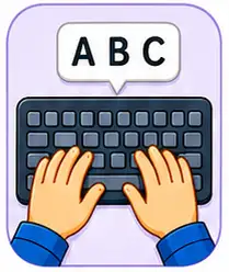 Typing practice for kids
