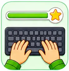 Typing practice for kids
