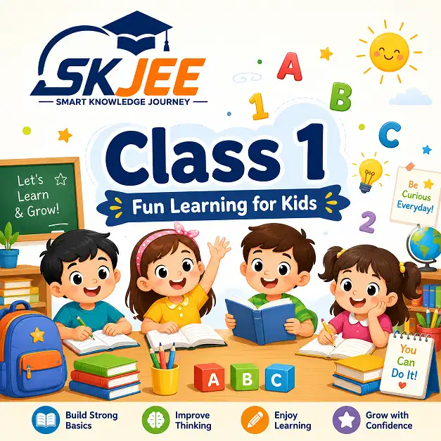 Class 1 learning for kids with subjects and educational activities